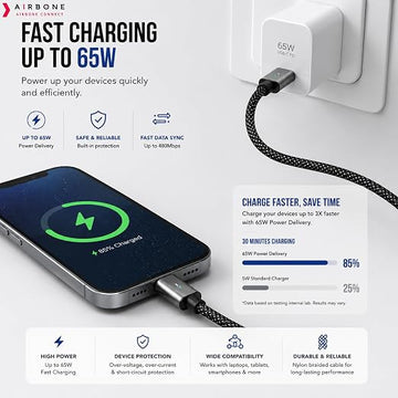 Magnetic Grey Cables