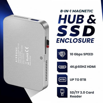 SSD Enclosure with 8 in 1 Docking Hub