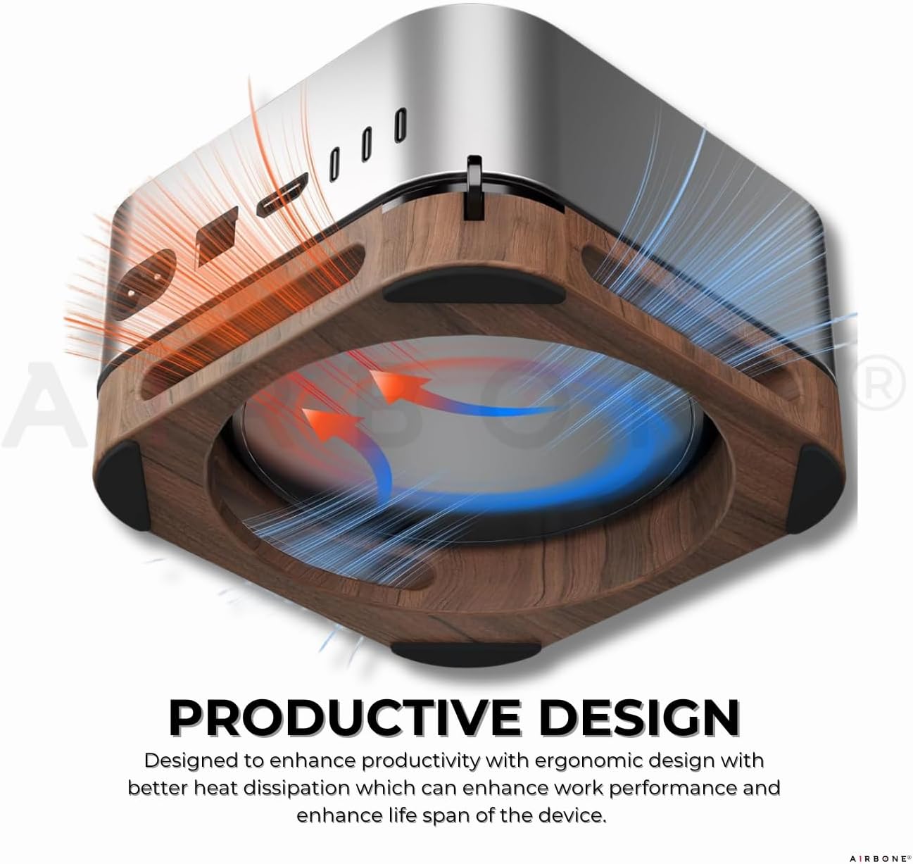 Macoak Compact - Mac Mini Desk Stand