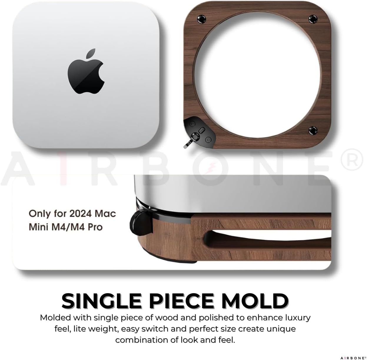 Macoak Compact - Mac Mini Desk Stand