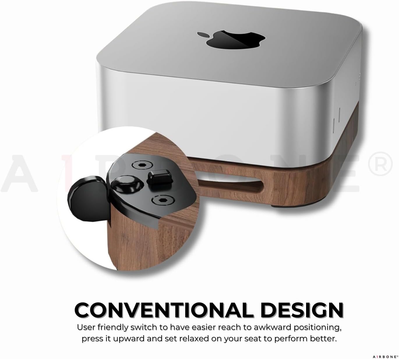 Macoak Compact - Mac Mini Desk Stand