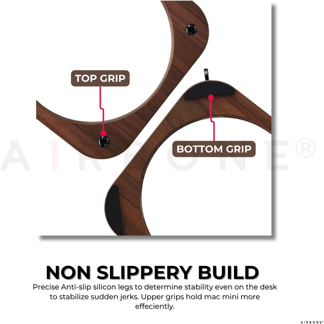 Macoak Compact - Mac Mini Desk Stand